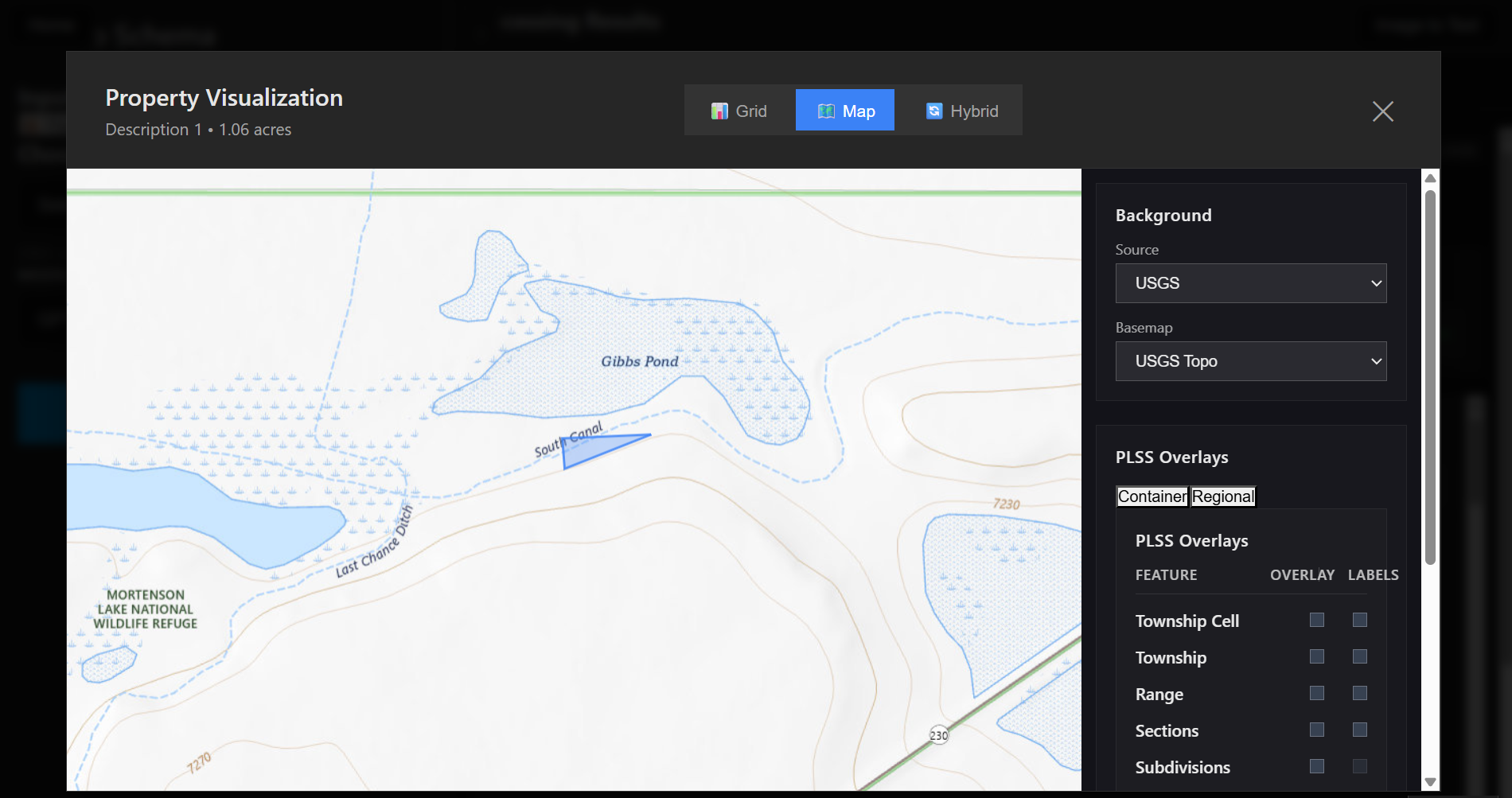 Text to Schema entry point into map viewer